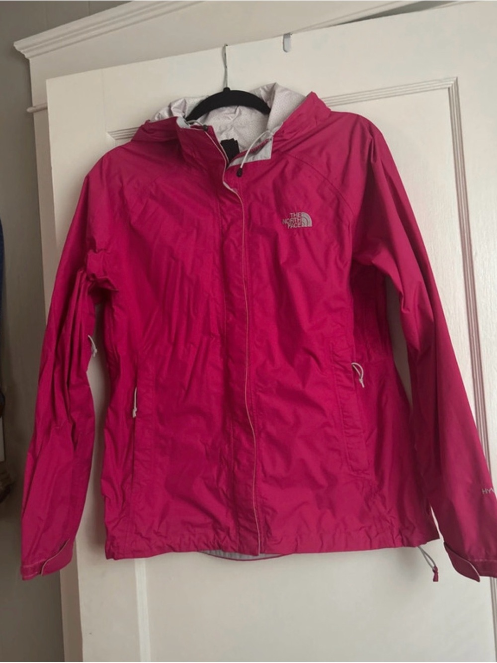 The North Face Hot Pink Hooded Shell Jacket